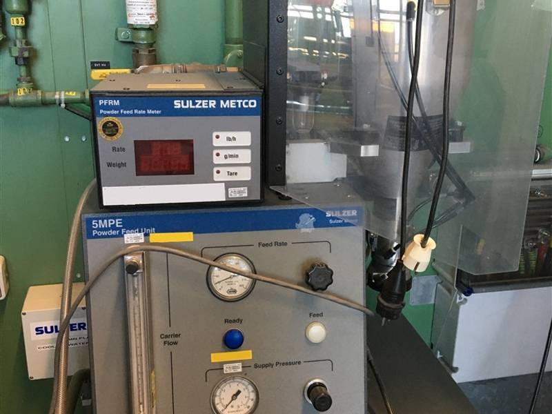 Metco plasma spray top